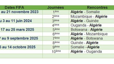 هذا برنامج المنتخب الوطني في تصفيات كأس العالم 2026 لكرة القدم