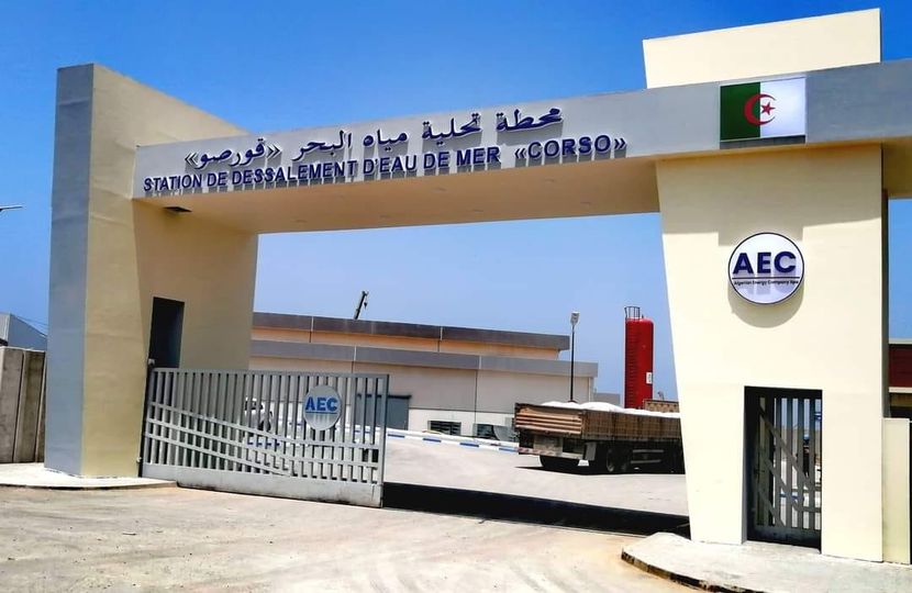 محطة تحلية مياه البحر الجديدة بقورصو تدخل مرحلة الإنتاج