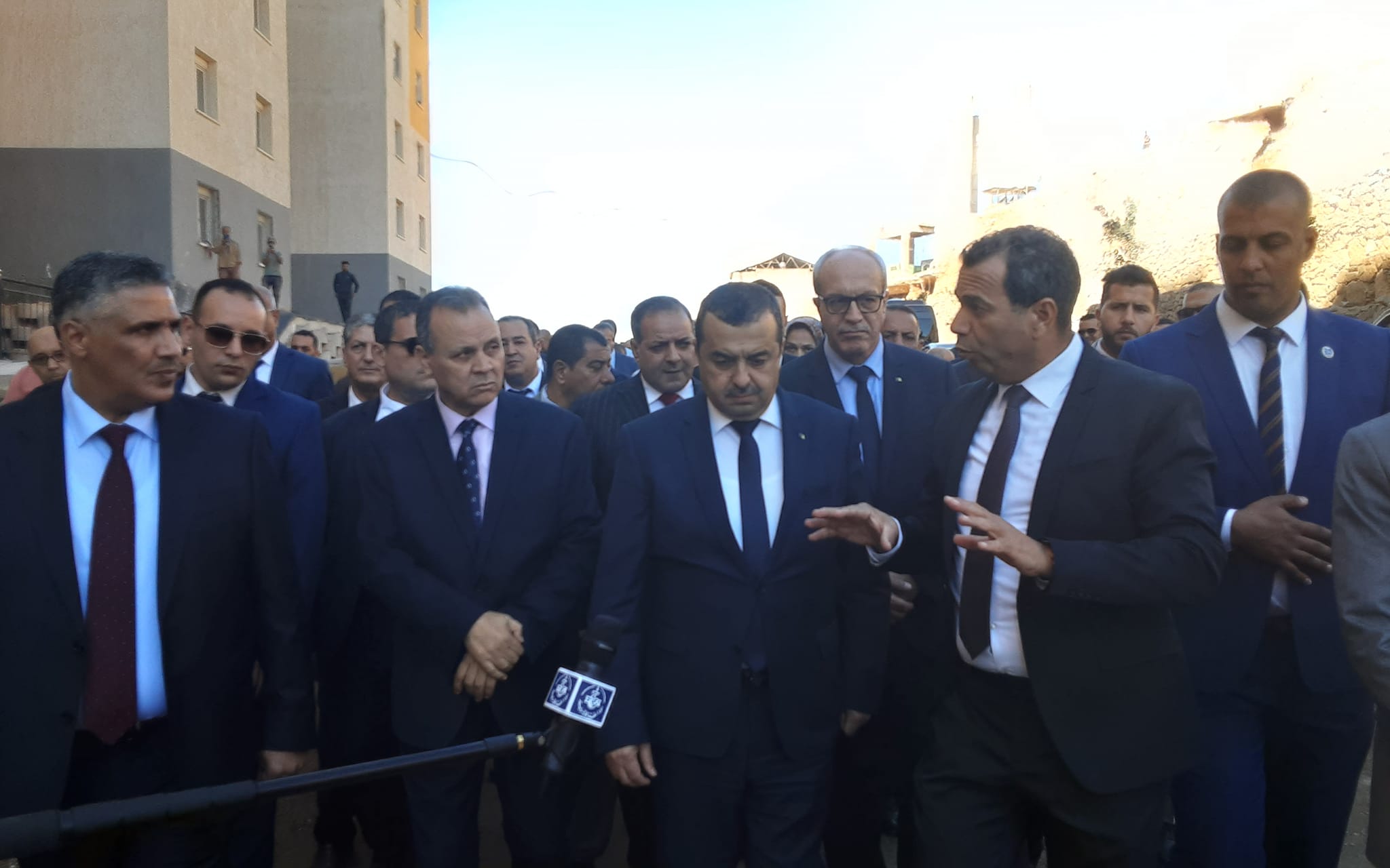 محمد عرقاب في زيارة ميدانية لموقع "عدل" حوش الريح بالبليدة