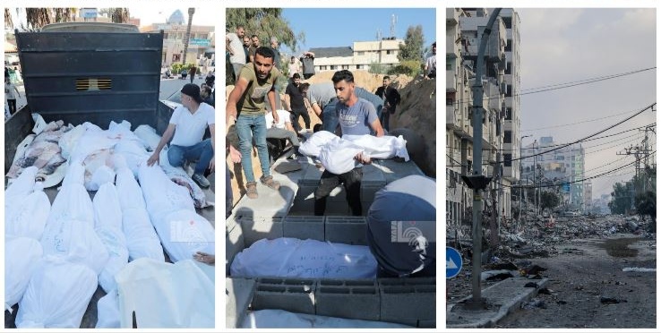 7814 شهيدا و 21693 مصابا جرّاء القصف الصهيوني المتواصل على غزة والضفة الغربية