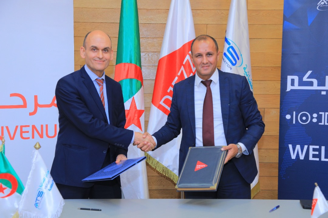 التوقيع على شـراكة إستراتيجية بين إتصالات الجزائر الفضائية وجازي لتطوير الحلول التكنولوجية