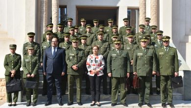 وفد من الدرك الوطني يزور وزارة العلاقات مع البرلمان