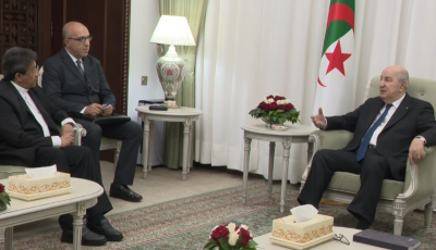 رئيس الجمهورية يستقبل سفير حاضرة الفاتيكان بعد انتهاء مهامه بالجزائر