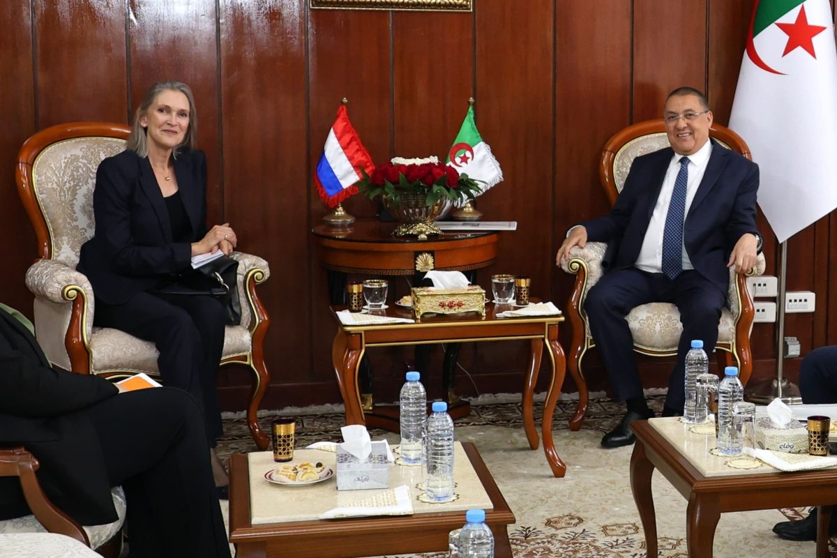 ابراهيم مراد يستقبل سفيرة مملكة هولندا بالجزائر