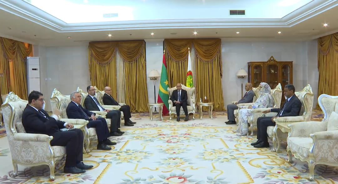 زيتوني يُستَقبل من قبل رئيس الجمهورية الموريتانية