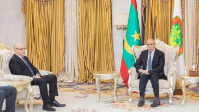 زيتوني يُستَقبل من قبل رئيس الجمهورية الموريتانية