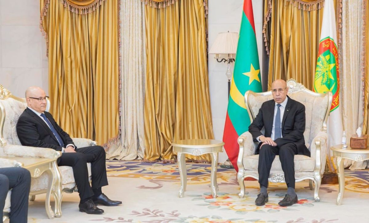 زيتوني يُستَقبل من قبل رئيس الجمهورية الموريتانية