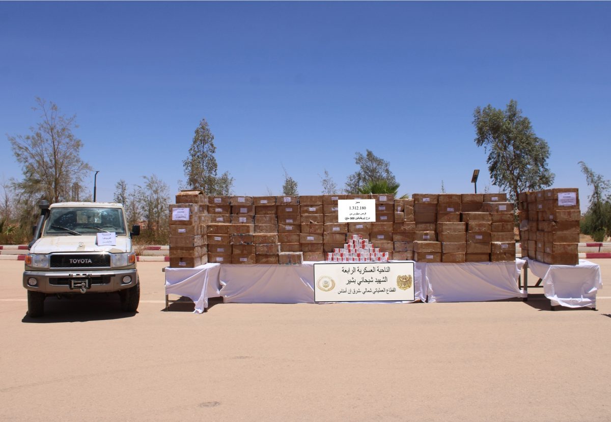 عاجل/ حجز أكثر من مليون و300 ألف قرص مهلوس بإن أمناس