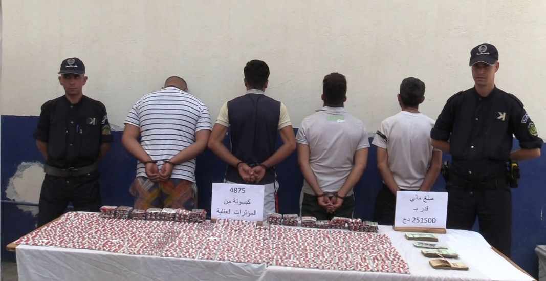 شرطة العاصمة تحجز قرابة الـ 8000 ألاف قرص مؤثر عقلي في ثلاث عمليات متفرقة