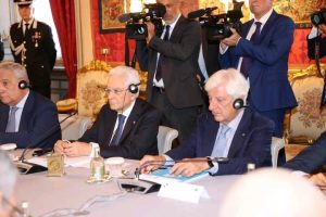 رئيس الجمهورية عبد المجيد تبون يعقد محادثات موسعة مع نظيره الإيطالي سيرجيو ماتاريلا بروما