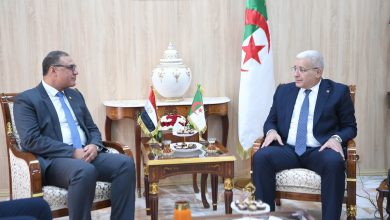 رئيس المجلس الشعبي الوطني إبراهيم بوغالي يستقبل سفير مصر مختار جميل توفيق وريده بمقر المجلس في زيارة وداع