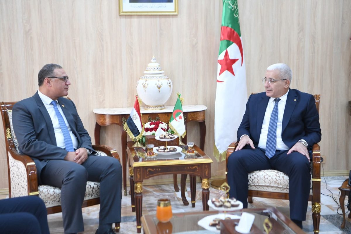 رئيس المجلس الشعبي الوطني إبراهيم بوغالي يستقبل سفير مصر مختار جميل توفيق وريده بمقر المجلس في زيارة وداع