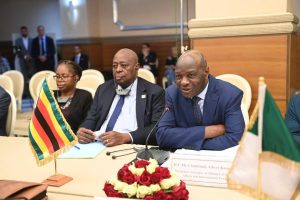 سلمة بختة منصوري خلال افتتاح أشغال اللجنة المشتركة الجزائرية الزيمبابوية