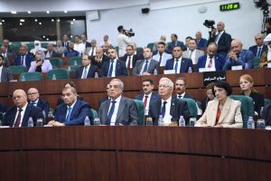 رئيس المجلس الشعبي الوطني إبراهيم بوغالي يلقي كلمة اختتام الدورة البرلمانية العادية 2024-2025 خلال جلسة رسمية بالمجلس