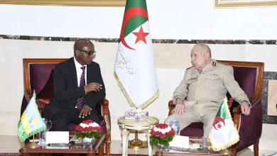 استقبال الفريق أول السعيد شنقريحة لوزير الدفاع الرواندي بمقر أركان الجيش الوطني الشعبي