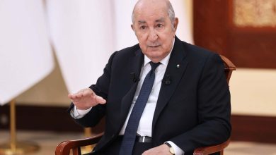 الرئيس عبد المجيد تبون خلال لقاء إعلامي مع الصحافة الوطنية