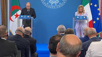 الرئيس تبون وجورجيت ميلوني يعلنان من روما توسع الشراكة الجزائرية الإيطالية نحو مجالات الزراعة والثقافة والأمن.