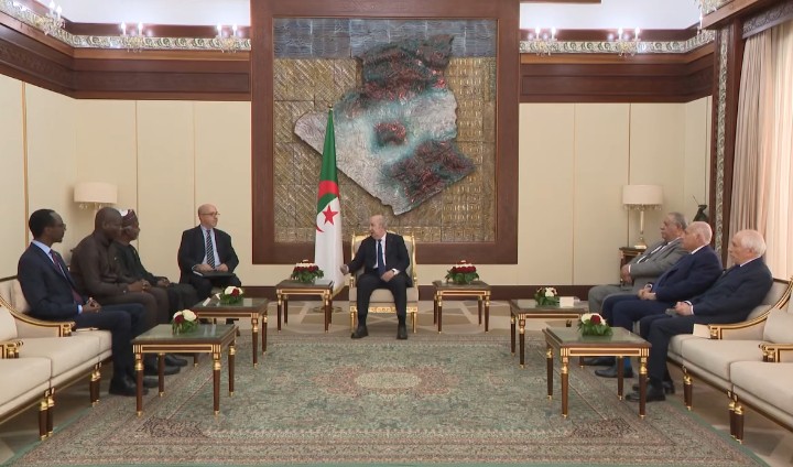 رئيس الجمهورية عبد المجيد تبون يستقبل وزراء خارجية مجموعة G4 في الجزائر