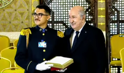 رئيس الجمهورية يكرم التلميذ سعادي مؤيد الأول وطنيا في بكالوريا أشبال الأمة بمعدل 19.41