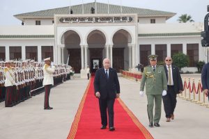 رئيس الجمهورية عبد المجيد تبون خلال زيارة رسمية إلى إيطاليا