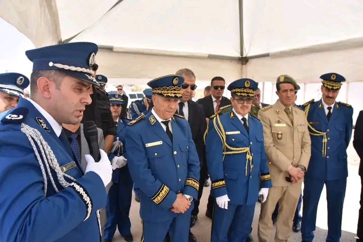 علي بداوي خلال تدشين المركز الولائي للمراقبة بالفيديو في ورقلة