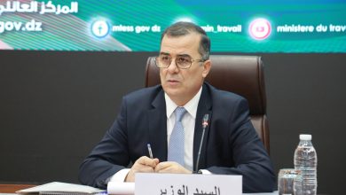 وزير العمل فيصل بن طالب خلال إشرافه على اللقاء الوطني لتقييم أداء صندوق الضمان الاجتماعي لغير الأجراء في بن عكنون.