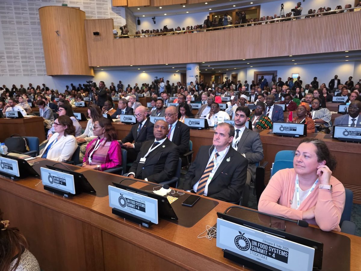 وزير التجارة كمال رزيق يلقي كلمة خلال قمة أنظمة الغذاء في أديس أبابا