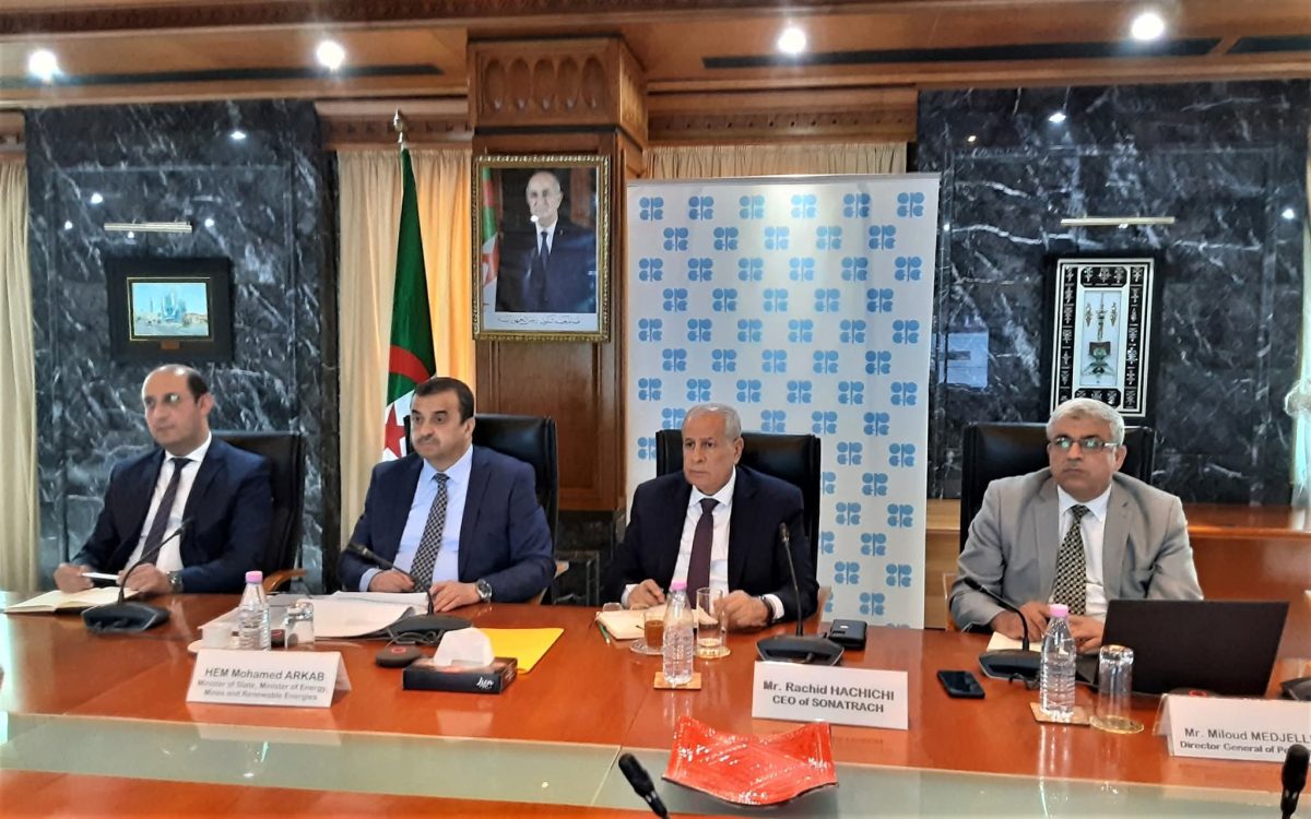 محمد عرقاب يشارك عبر التحاضر في اجتماع اللجنة الوزارية لأوبك+ حول التزام خفض الإنتاج