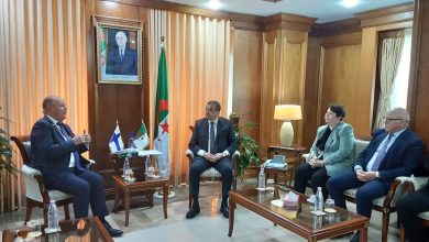 وزير الطاقة محمد عرقاب يستقبل السفير الفنلندي بيكا هيفونين بمقر الوزارة لبحث فرص التعاون في مجالات الطاقات المتجددة واستغلال المناجم