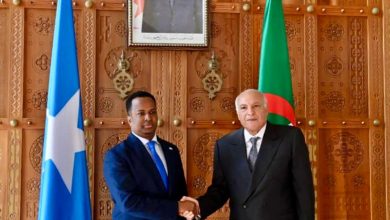 أحمد عطاف ووزير الخارجية الصومالي خلال توقيع اتفاقيات التعاون في الجزائر