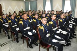 الفريق أول السعيد شنقريحة خلال تكريم أشبال الأمة المتفوقين في وزارة الدفاع