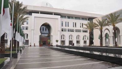 مقر وزارة الشؤون الخارجية الجزائرية أثناء استدعاء القائم بأعمال السفارة الفرنسية