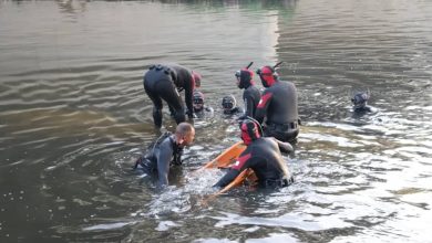 تدخل الحماية المدنية بعد حادث سقوط حافلة من جسر بالحراش بحضور وزير الداخلية ووالي الجزائر