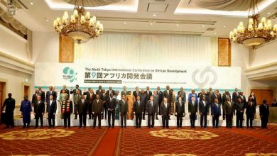 الوفد الصحراوي خلال مشاركته الرسمية في قمة تيكاد باليابان