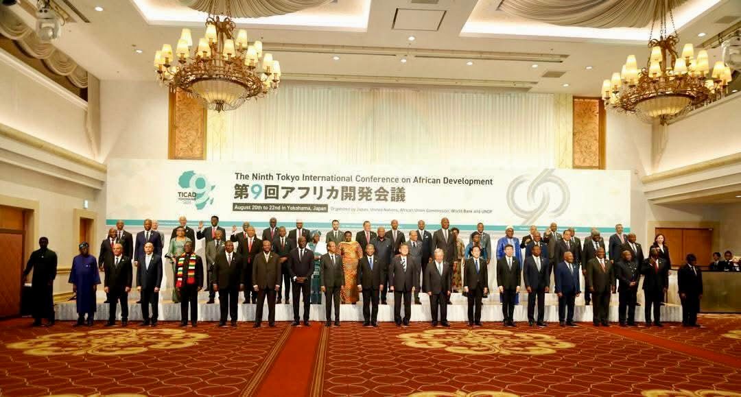 الوفد الصحراوي خلال مشاركته الرسمية في قمة تيكاد باليابان