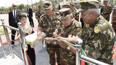 الفريق أول السعيد شنقريحة خلال تدشين مقر قيادة الدفاع الجوي عن الإقليم