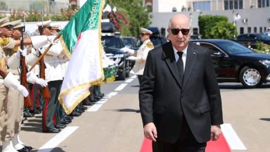 رئيس الجمهورية عبد المجيد تبون يشرف على مراسم الاحتفال بالذكرى الرابعة لليوم الوطني للجيش الوطني الشعبي في النادي الوطني للجيش ببني مسوس