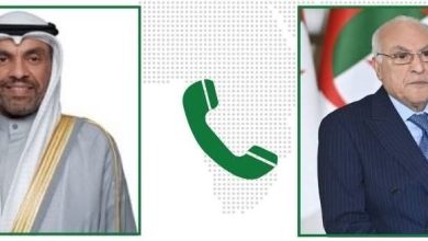 مكالمة هاتفية بين وزير الخارجية أحمد عطاف ونظيره الكويتي عبد الله علي اليحيا