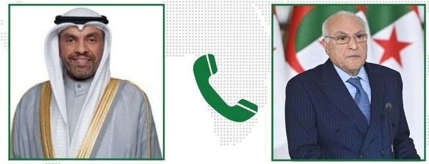مكالمة هاتفية بين وزير الخارجية أحمد عطاف ونظيره الكويتي عبد الله علي اليحيا
