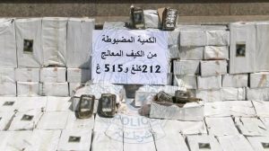 المصلحة المركزية لمكافحة الإتجار غير المشروع بالمخدرات تحبط تهريب الكيف والكوكايين