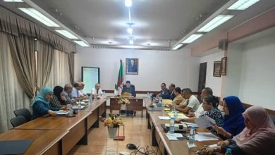 وزيرة التضامن الوطني صورية مولوجي خلال اجتماع تنسيقي لمناقشة التحضيرات للدخول الاجتماعي والمدرسي