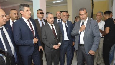 وزير التربية الوطنية محمد صغير سعداوي خلال تفقد مشاريع تربوية في الجزائر العاصمة