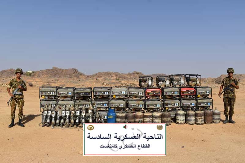 مفارز الجيش الوطني الشعبي تحجز معدات تنقيب غير مشروع عن الذهب