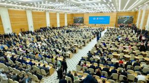 المؤتمر الثالث للأمم المتحدة المعني بالبلدان النامية غير الساحلية، المنعقد بمدينة أوازا بدولة تركمانستان، تحت شعار: "دفع عجلة التقدم من خلال الشراكات".