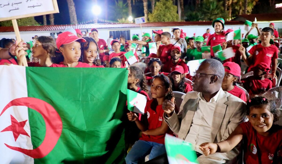 واجهة موقع "مخيمي" الإلكتروني التابع لوزارة الشباب الجزائرية لمتابعة المخيمات الصيفية