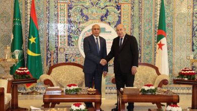 رئيس الجمهورية تبون في محادثات مع الرئيس الموريتاني الغزواني