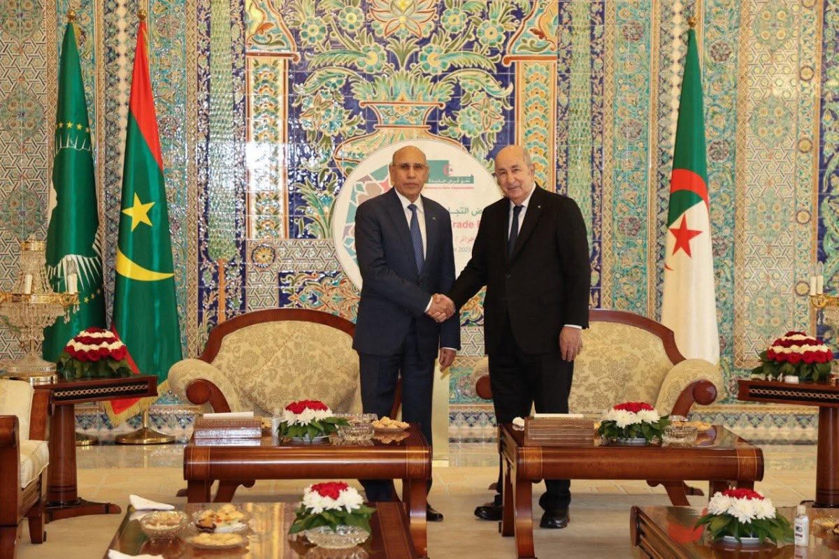 رئيس الجمهورية تبون في محادثات مع الرئيس الموريتاني الغزواني