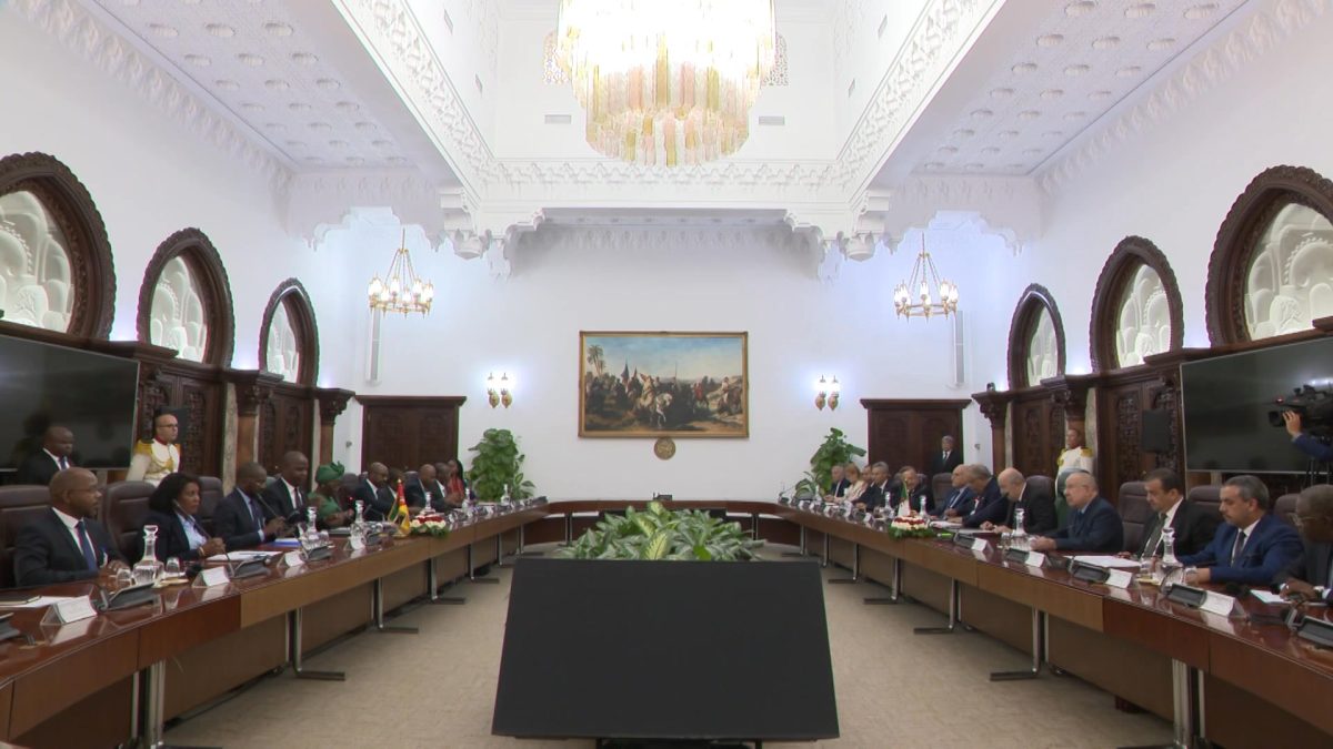 الرئيس تبون يترأس محادثات موسعة مع رئيس موزمبيق دانيال شابو بمشاركة وفدي البلدين