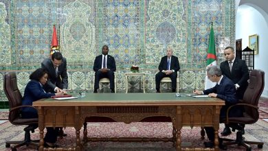 رئيس الجمهورية عبد المجيد تبون يشرف على توقيع اتفاقيات تعاون مع رئيس موزمبيق دانيال شابو