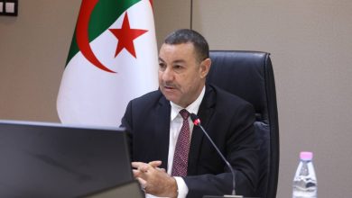 وزير النقل السعيد سعيود خلال اجتماع مخصص لدراسة تخصيص ميناء لتصدير الإسمنت